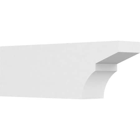 Ekena Millwork Standard Monterey Architectural Grade PVC Rafter Tail, 6"W X 10"H X 30"L RFTP06X10X30MON